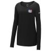 Ladies Core Cotton Long Sleeve Scoop Neck Tee Thumbnail