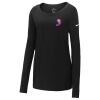 Ladies Core Cotton Long Sleeve Scoop Neck Tee Thumbnail