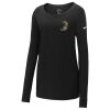 Ladies Core Cotton Long Sleeve Scoop Neck Tee Thumbnail