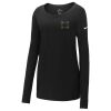 Ladies Core Cotton Long Sleeve Scoop Neck Tee Thumbnail