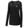 Ladies Core Cotton Long Sleeve Scoop Neck Tee Thumbnail
