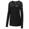 Ladies Core Cotton Long Sleeve Scoop Neck Tee Thumbnail