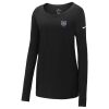 Ladies Core Cotton Long Sleeve Scoop Neck Tee Thumbnail