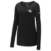 Ladies Core Cotton Long Sleeve Scoop Neck Tee Thumbnail
