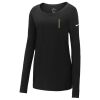 Ladies Core Cotton Long Sleeve Scoop Neck Tee Thumbnail