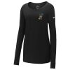 Ladies Core Cotton Long Sleeve Scoop Neck Tee Thumbnail
