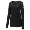 Ladies Core Cotton Long Sleeve Scoop Neck Tee Thumbnail