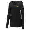 Ladies Core Cotton Long Sleeve Scoop Neck Tee Thumbnail