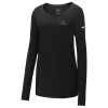 Ladies Core Cotton Long Sleeve Scoop Neck Tee Thumbnail