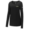 Ladies Core Cotton Long Sleeve Scoop Neck Tee Thumbnail