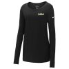 Ladies Core Cotton Long Sleeve Scoop Neck Tee Thumbnail