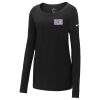 Ladies Core Cotton Long Sleeve Scoop Neck Tee Thumbnail