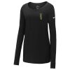 Ladies Core Cotton Long Sleeve Scoop Neck Tee Thumbnail