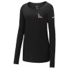 Ladies Core Cotton Long Sleeve Scoop Neck Tee Thumbnail