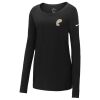 Ladies Core Cotton Long Sleeve Scoop Neck Tee Thumbnail