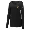 Ladies Core Cotton Long Sleeve Scoop Neck Tee Thumbnail