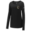 Ladies Core Cotton Long Sleeve Scoop Neck Tee Thumbnail