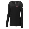 Ladies Core Cotton Long Sleeve Scoop Neck Tee Thumbnail