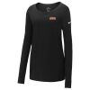 Ladies Core Cotton Long Sleeve Scoop Neck Tee Thumbnail
