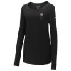 Ladies Core Cotton Long Sleeve Scoop Neck Tee Thumbnail