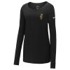 Ladies Core Cotton Long Sleeve Scoop Neck Tee Thumbnail