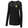 Ladies Core Cotton Long Sleeve Scoop Neck Tee Thumbnail