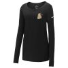 Ladies Core Cotton Long Sleeve Scoop Neck Tee Thumbnail