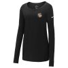Ladies Core Cotton Long Sleeve Scoop Neck Tee Thumbnail