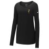 Ladies Core Cotton Long Sleeve Scoop Neck Tee Thumbnail