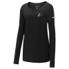 Ladies Core Cotton Long Sleeve Scoop Neck Tee Thumbnail