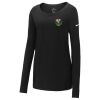 Ladies Core Cotton Long Sleeve Scoop Neck Tee Thumbnail