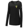 Ladies Core Cotton Long Sleeve Scoop Neck Tee Thumbnail