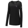 Ladies Core Cotton Long Sleeve Scoop Neck Tee Thumbnail
