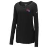 Ladies Core Cotton Long Sleeve Scoop Neck Tee Thumbnail