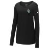 Ladies Core Cotton Long Sleeve Scoop Neck Tee Thumbnail