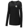 Ladies Core Cotton Long Sleeve Scoop Neck Tee Thumbnail