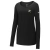 Ladies Core Cotton Long Sleeve Scoop Neck Tee Thumbnail