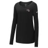 Ladies Core Cotton Long Sleeve Scoop Neck Tee Thumbnail