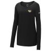 Ladies Core Cotton Long Sleeve Scoop Neck Tee Thumbnail