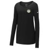 Ladies Core Cotton Long Sleeve Scoop Neck Tee Thumbnail