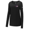 Ladies Core Cotton Long Sleeve Scoop Neck Tee Thumbnail