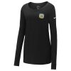 Ladies Core Cotton Long Sleeve Scoop Neck Tee Thumbnail