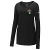 Ladies Core Cotton Long Sleeve Scoop Neck Tee Thumbnail