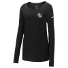 Ladies Core Cotton Long Sleeve Scoop Neck Tee Thumbnail