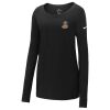 Ladies Core Cotton Long Sleeve Scoop Neck Tee Thumbnail