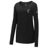 Ladies Core Cotton Long Sleeve Scoop Neck Tee Thumbnail