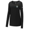 Ladies Core Cotton Long Sleeve Scoop Neck Tee Thumbnail