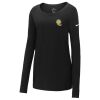 Ladies Core Cotton Long Sleeve Scoop Neck Tee Thumbnail