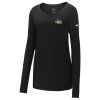 Ladies Core Cotton Long Sleeve Scoop Neck Tee Thumbnail