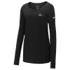 Ladies Core Cotton Long Sleeve Scoop Neck Tee Thumbnail